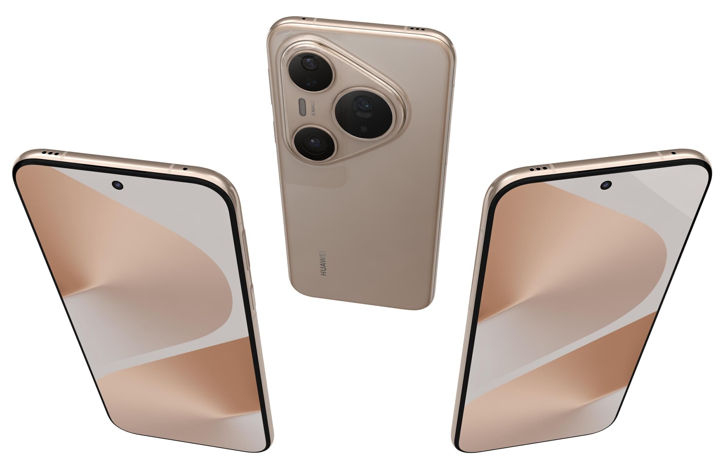 Huawei Pura 80 Pro Gold 3D model_1
