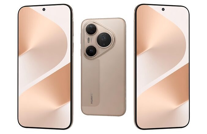 Huawei Pura 80 Pro Gold 3D model