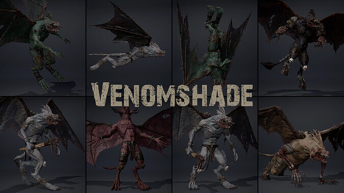 Venomshade Low-poly 3D model