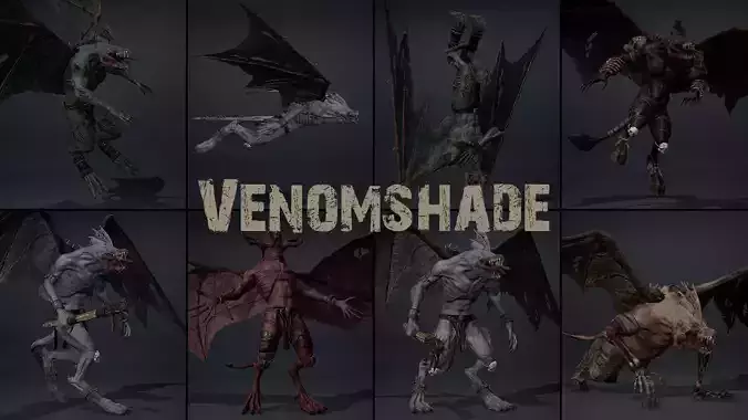 Venomshade Low-poly 3D model