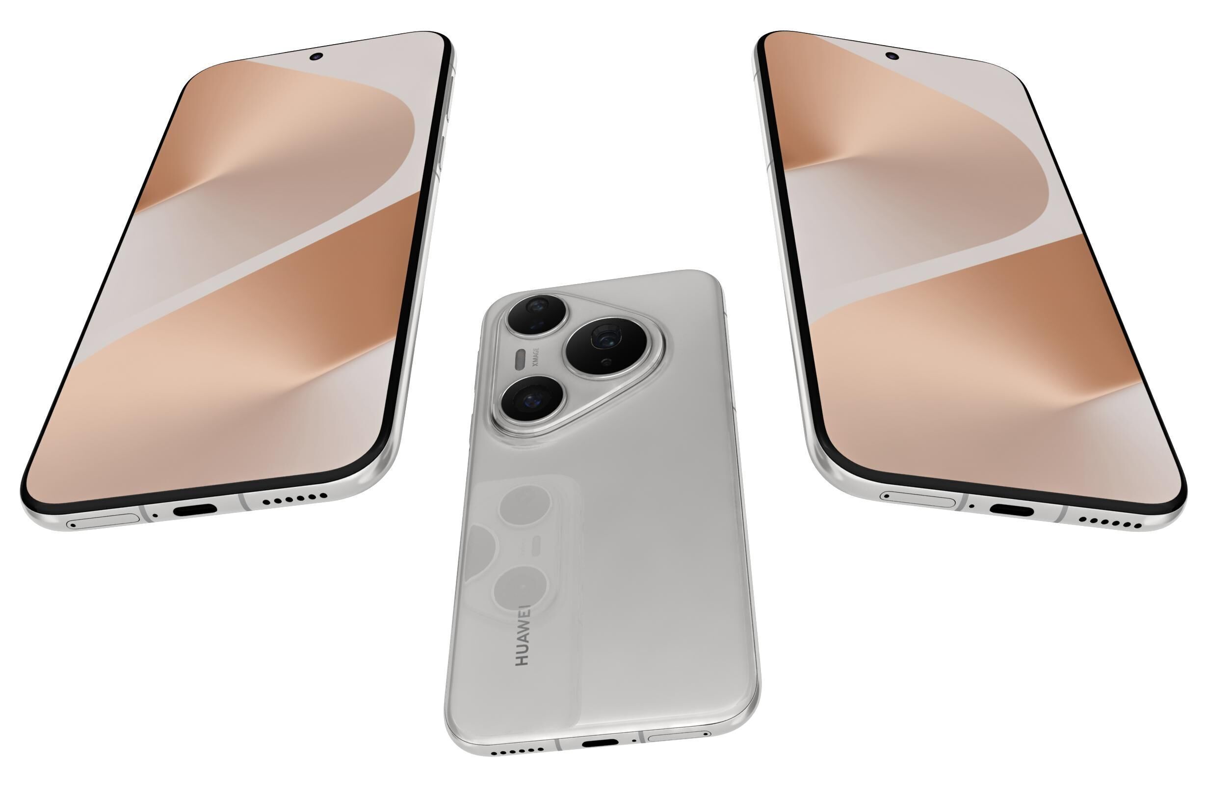 Huawei Pura 80 Pro White 3D model | CGTrader