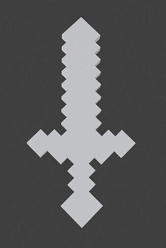 ESPADA DE MINECRAFT - MINECRAFT SOWRD 3D print model
