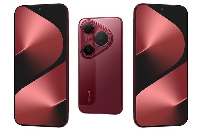 Huawei Pura 80 Pro Plus Red 3D model