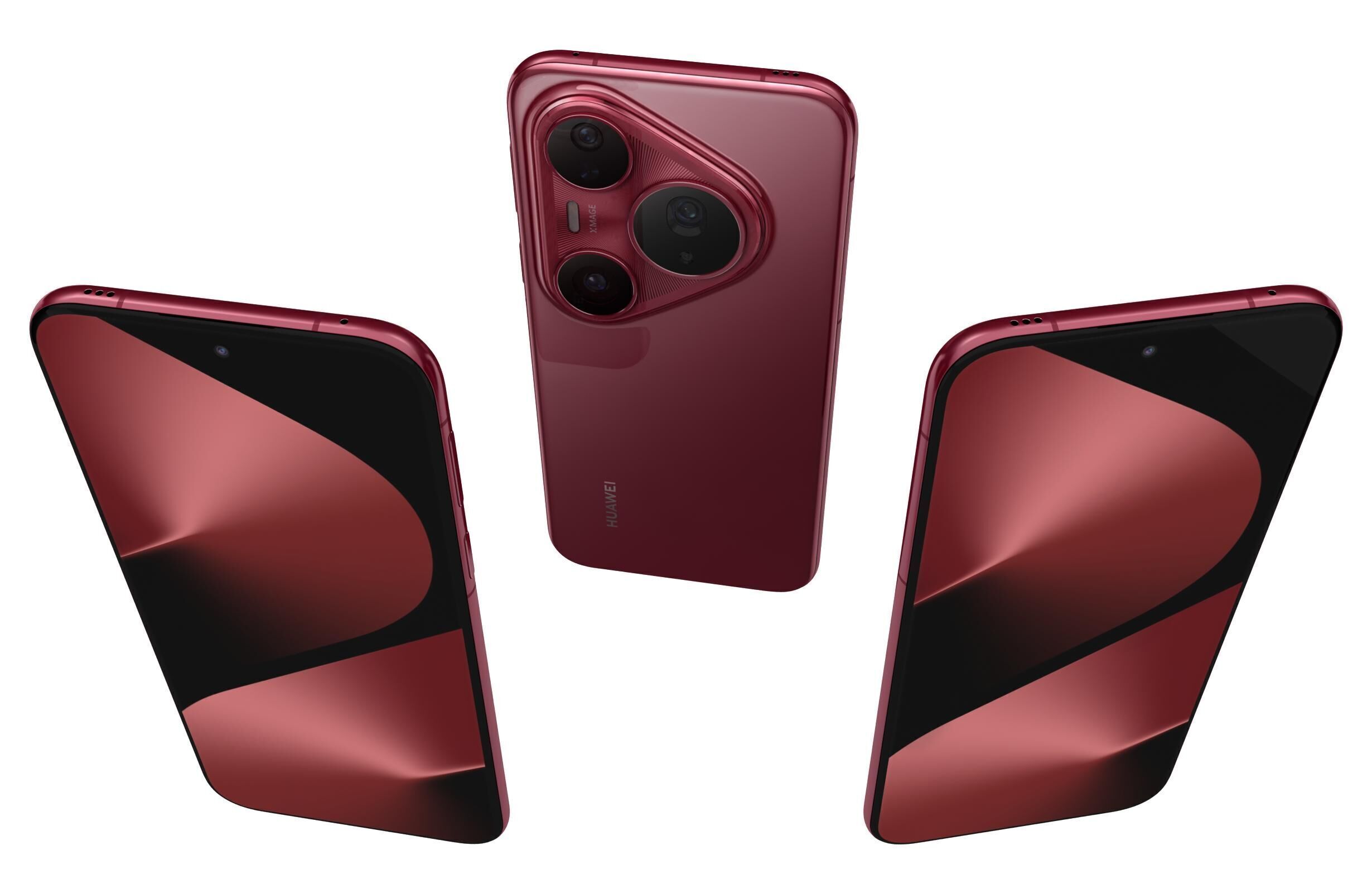 Huawei Pura 80 Pro Plus Red 3D model_2