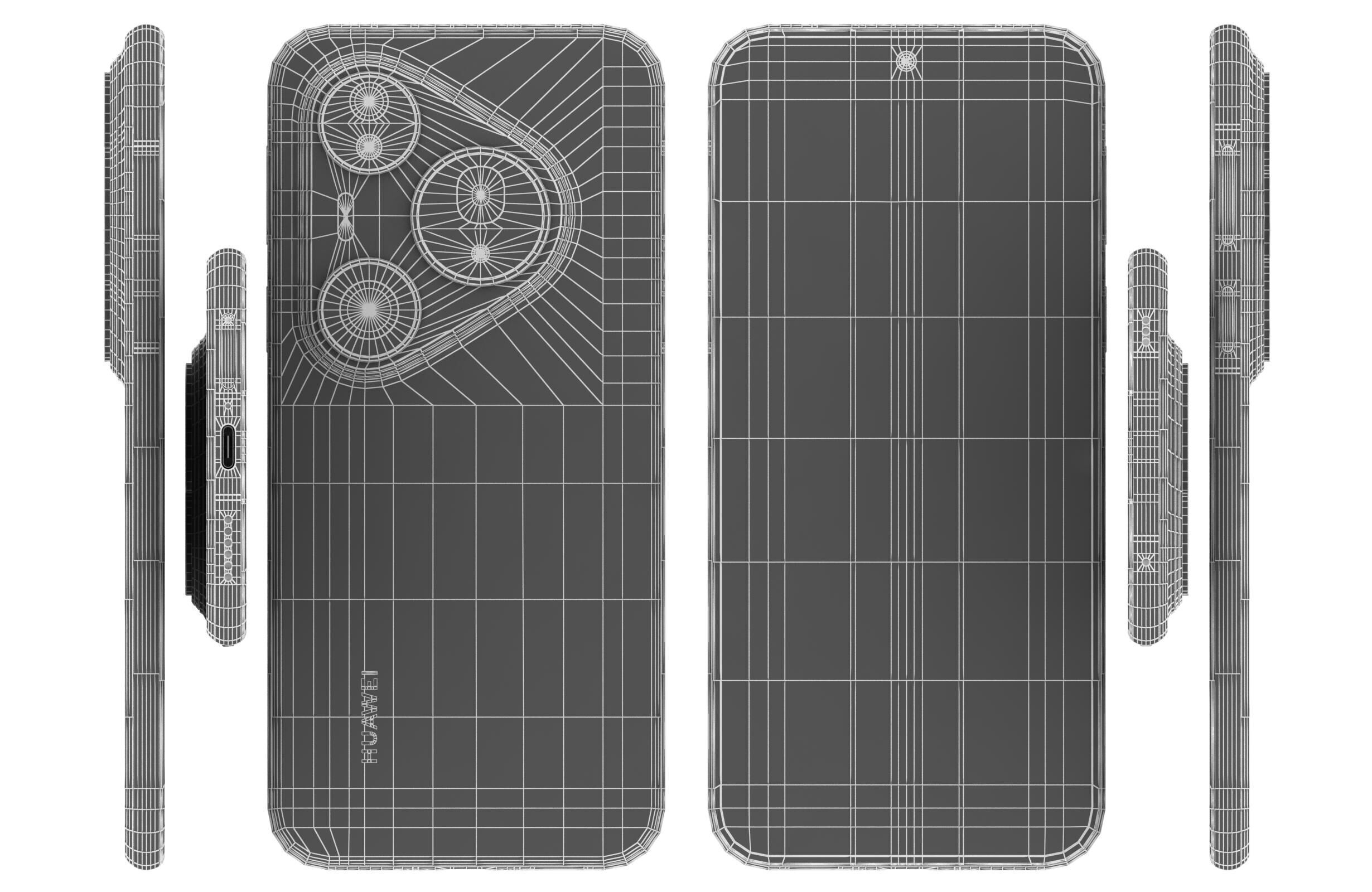 Huawei Pura 80 Pro Plus Red 3D model_16