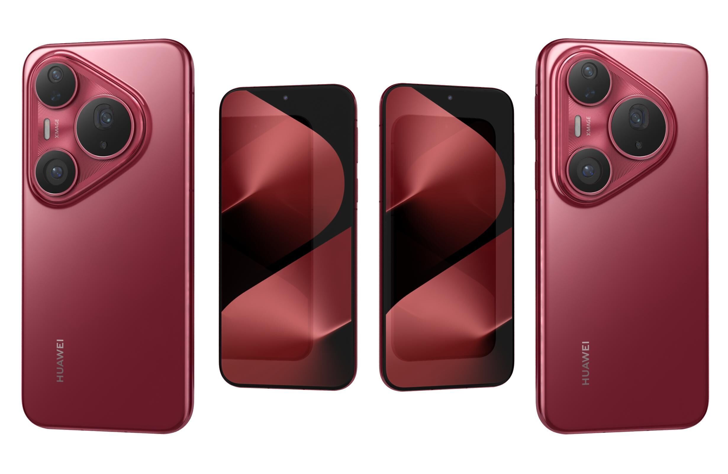 Huawei Pura 80 Pro Plus Red 3D model_3