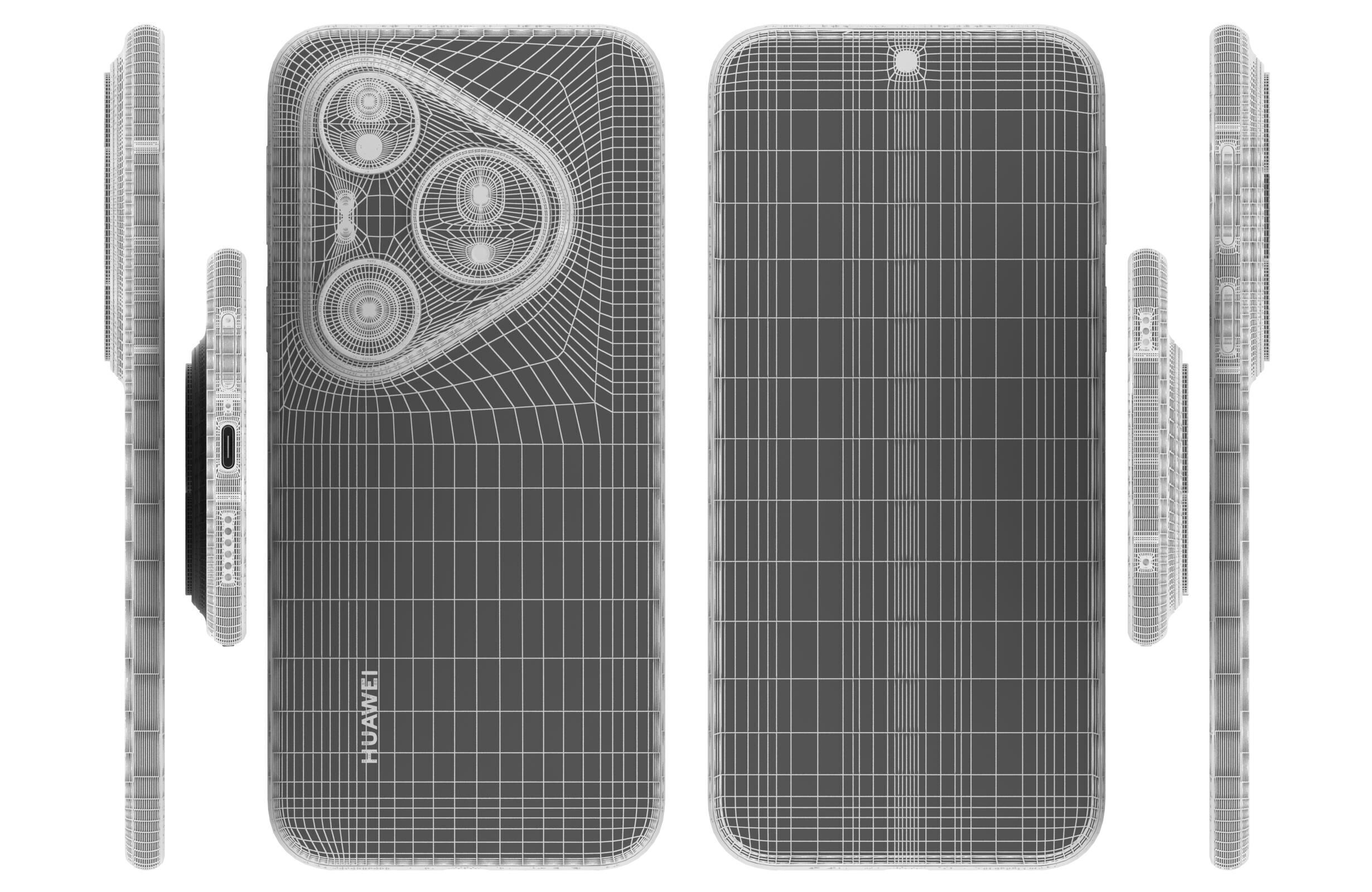 Huawei Pura 80 Pro Plus Red 3D model_17