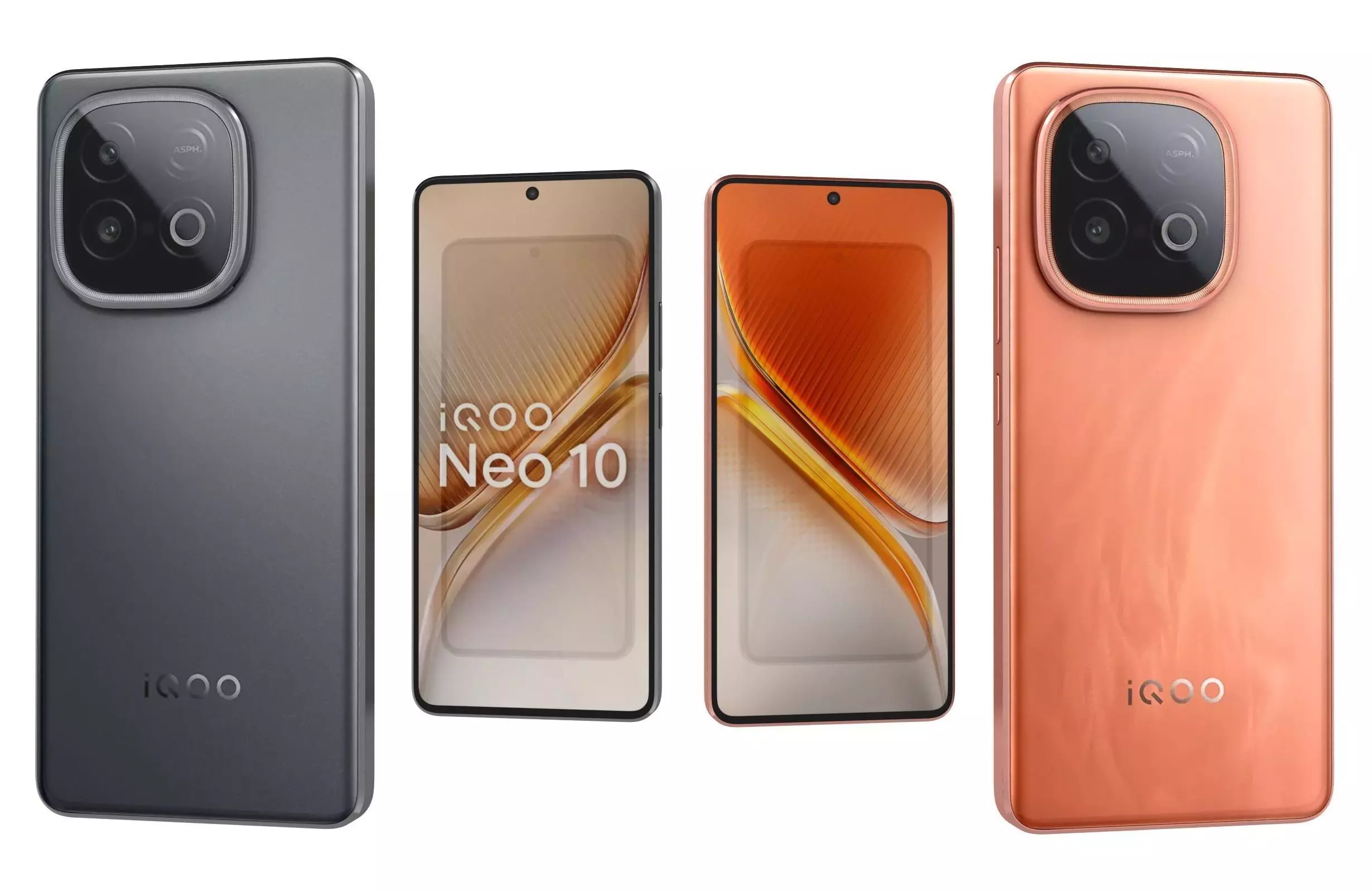 Vivo iqoo Neo 10 Black And Red Indonesian 3D model