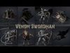 Venom Swordman Low-poly 3D model_1