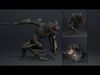 Venom Swordman Low-poly 3D model_3