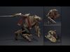 Venom Swordman Low-poly 3D model_4
