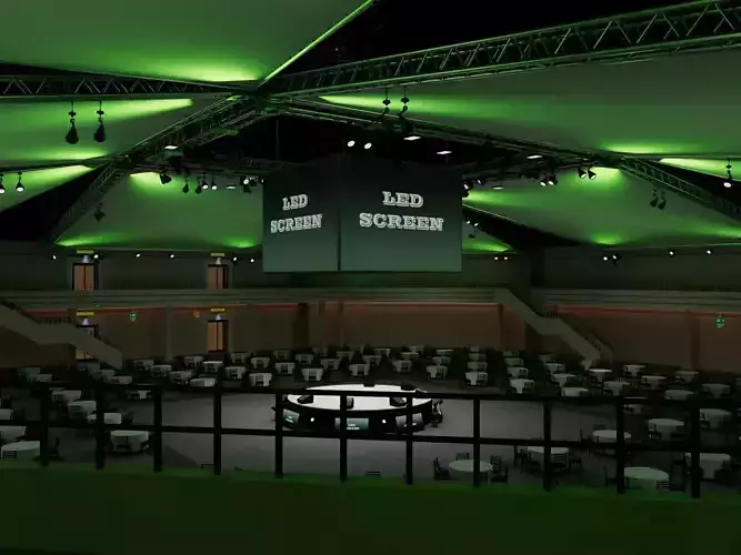 Assembly Hall interior 3D model