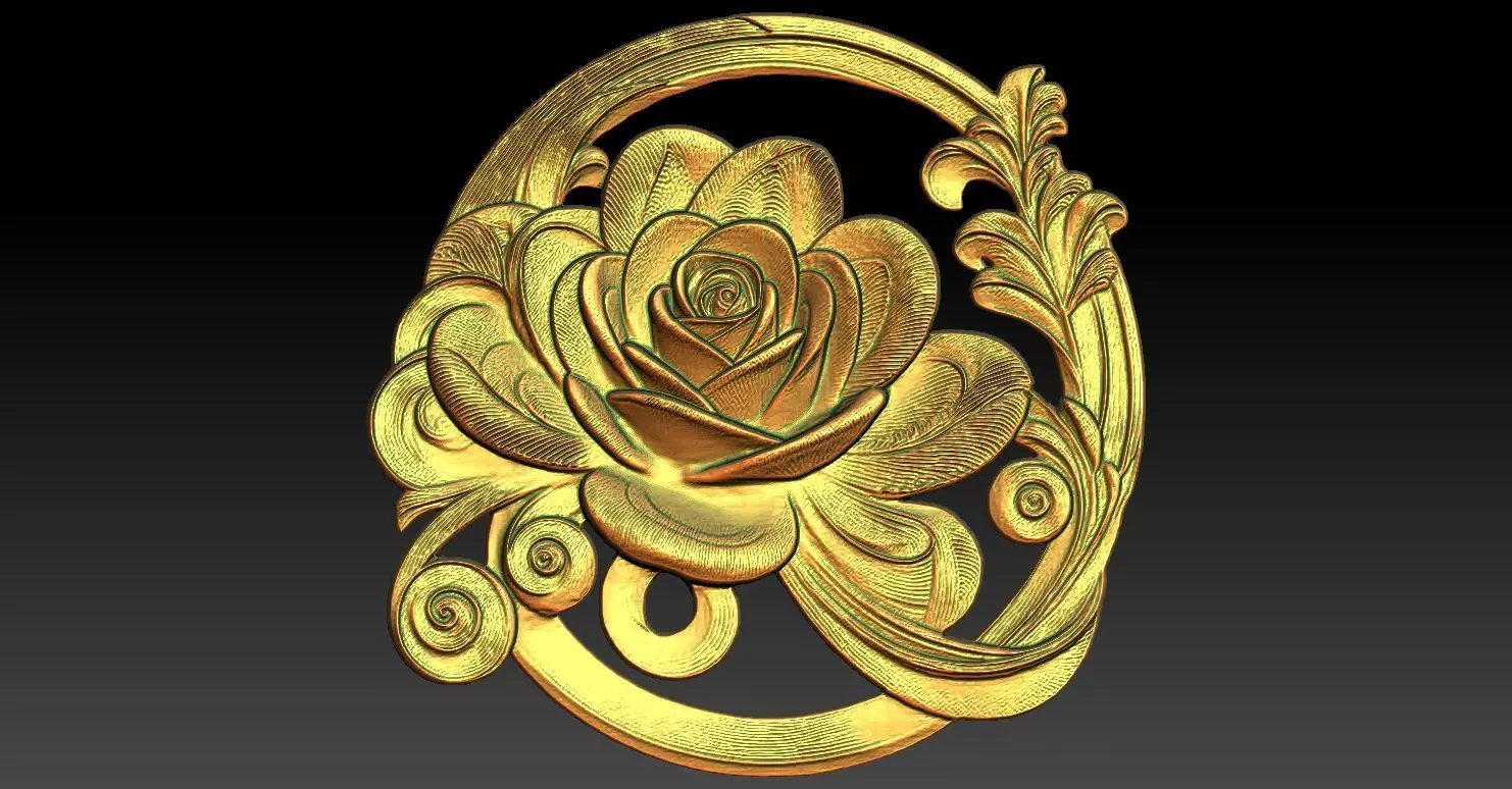 17 O CNC Relief Model 3D print model