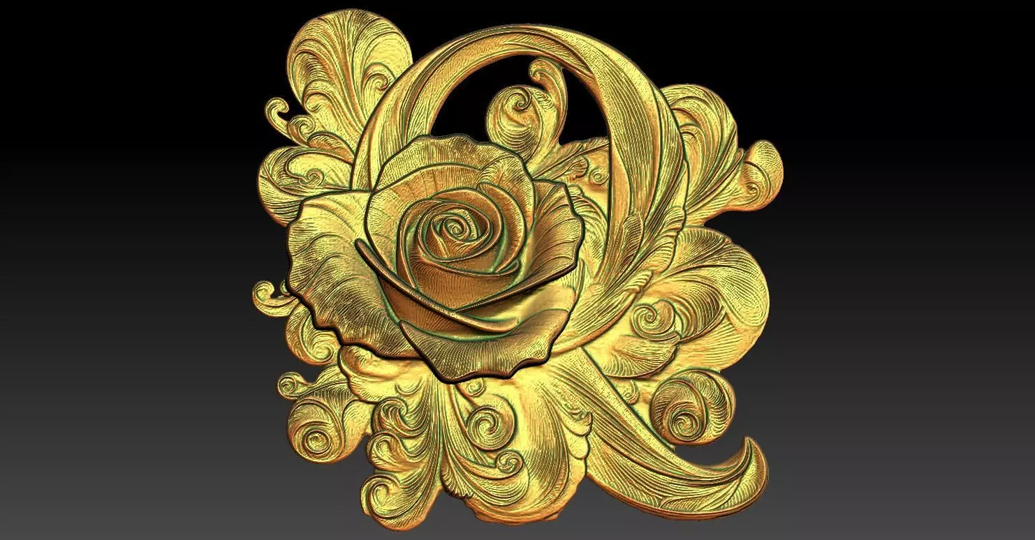 18 Q CNC Relief Model 3D print model_0