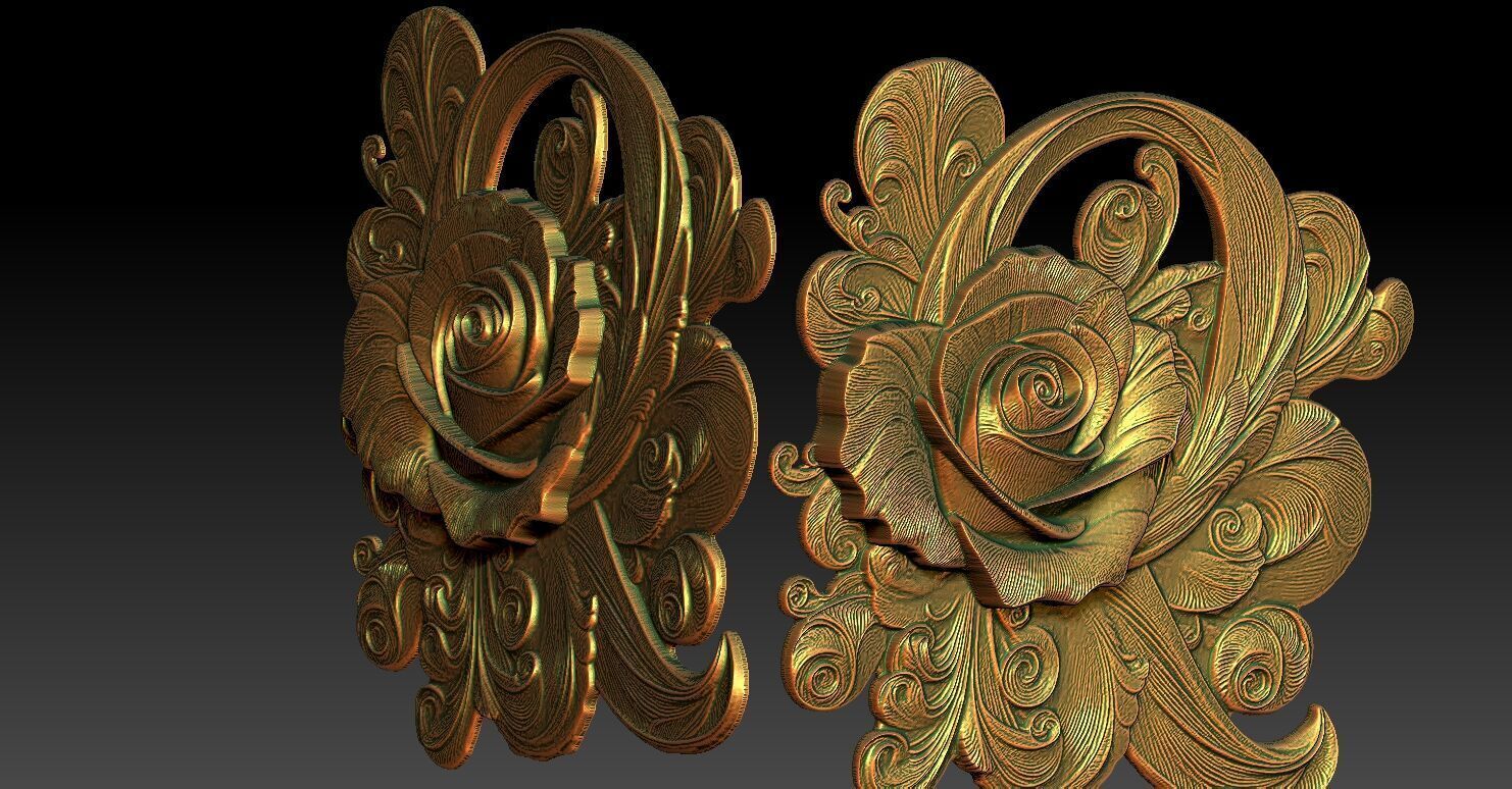 18 Q CNC Relief Model 3D print model_4