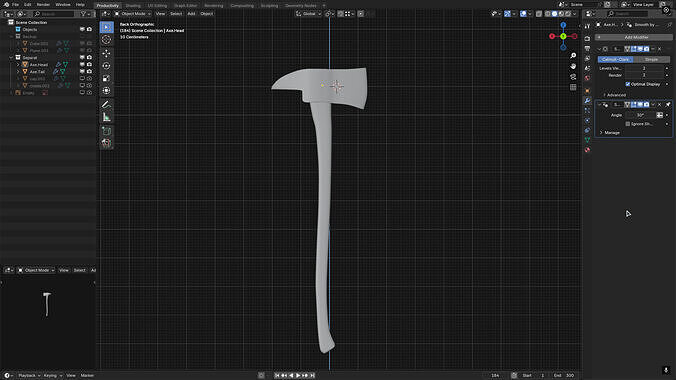 Fire Axe 3D model