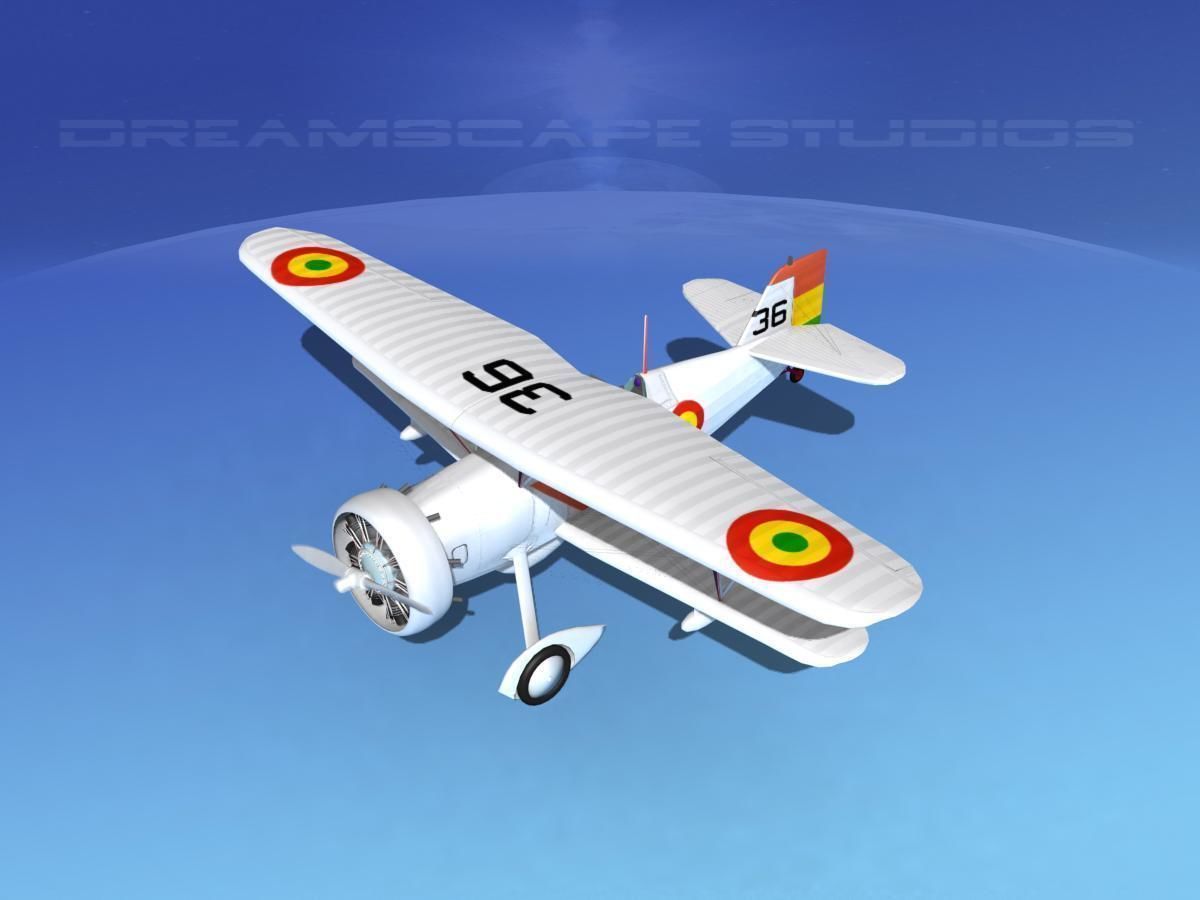 Curtiss F-11-C2 Goshawk V07 3D model_10