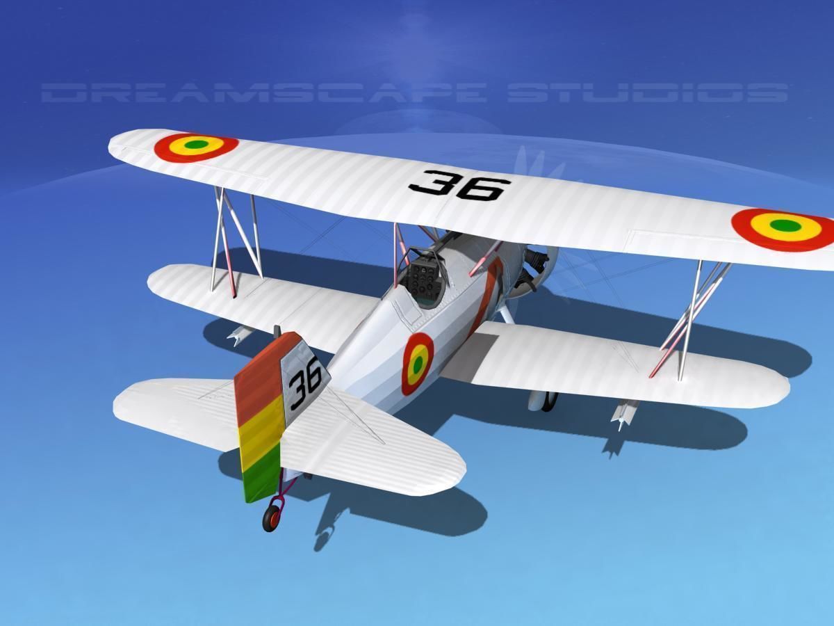 Curtiss F-11-C2 Goshawk V07 3D model_6