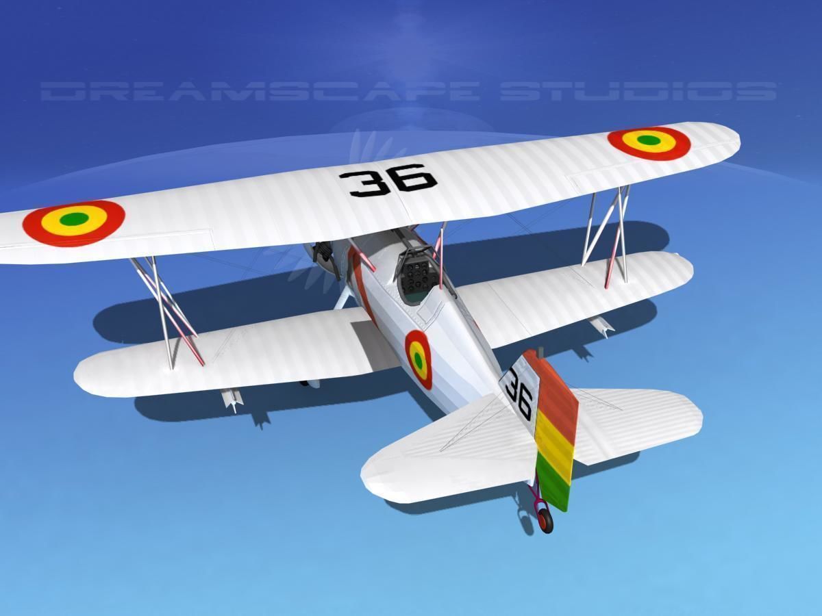 Curtiss F-11-C2 Goshawk V07 3D model_7