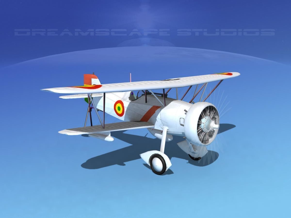 Curtiss F-11-C2 Goshawk V07 3D model_3