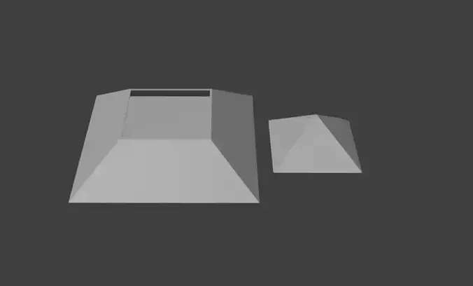 CAJA EN FORMA DE PIRAMIDE - BOX IN THE SHAPE OF A PYRAMID 3D print model