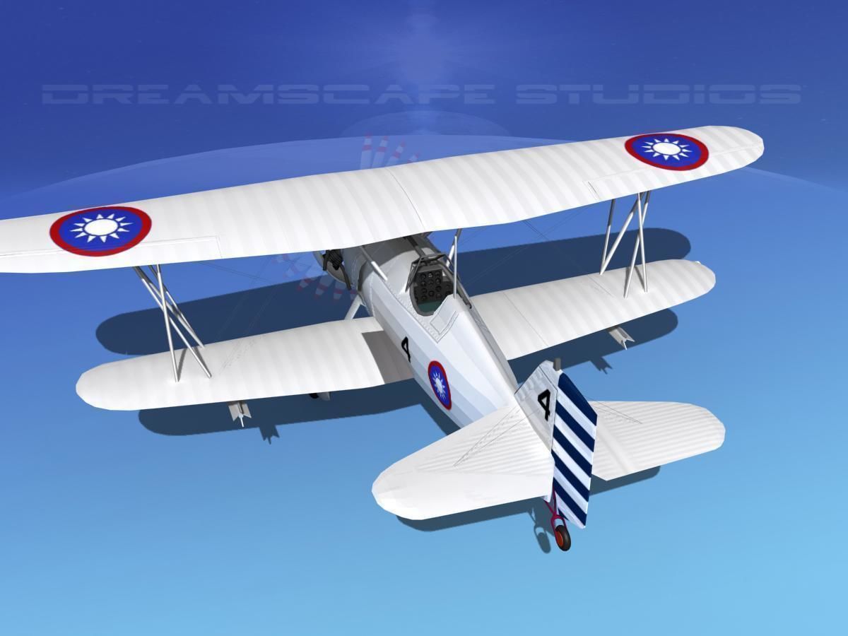 Curtiss F-11-C2 Goshawk V08 3D model_7