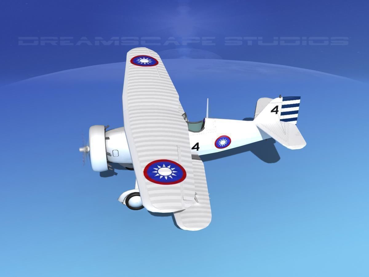 Curtiss F-11-C2 Goshawk V08 3D model_9