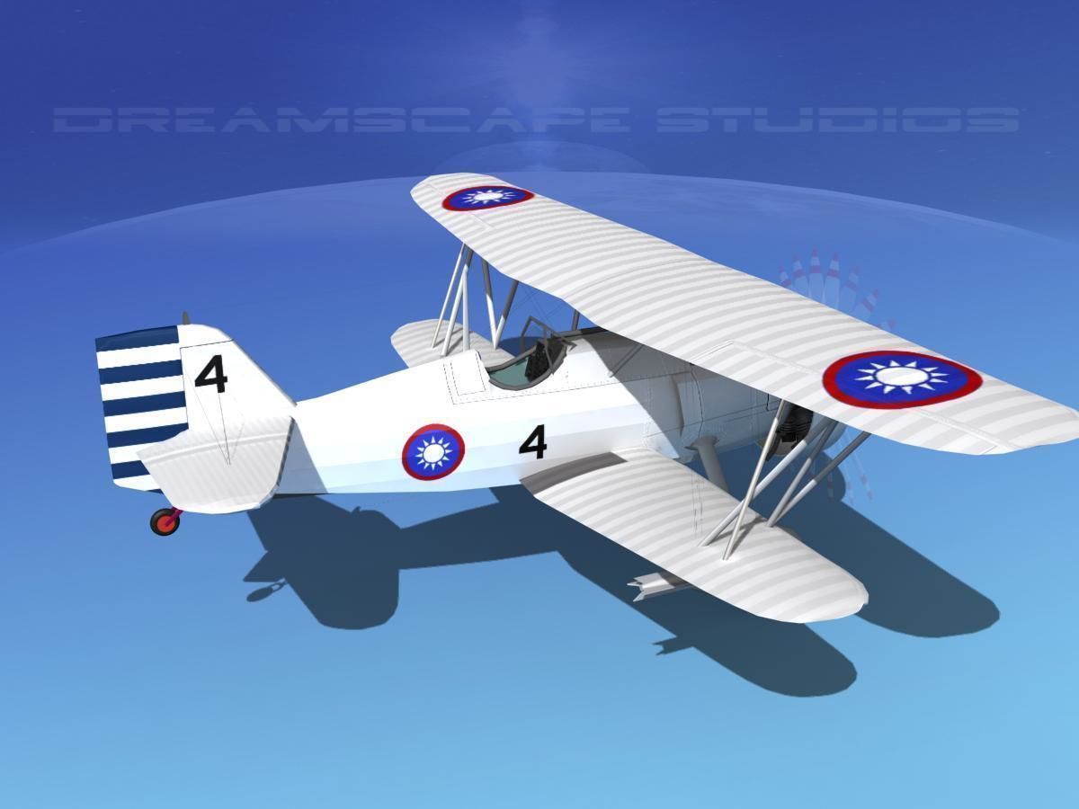 Curtiss F-11-C2 Goshawk V08 3D model_5