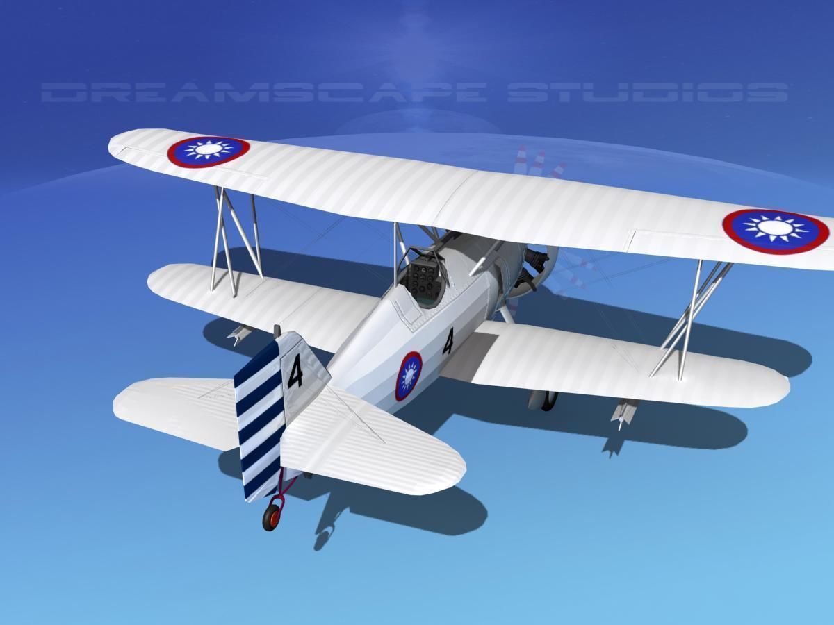 Curtiss F-11-C2 Goshawk V08 3D model_6