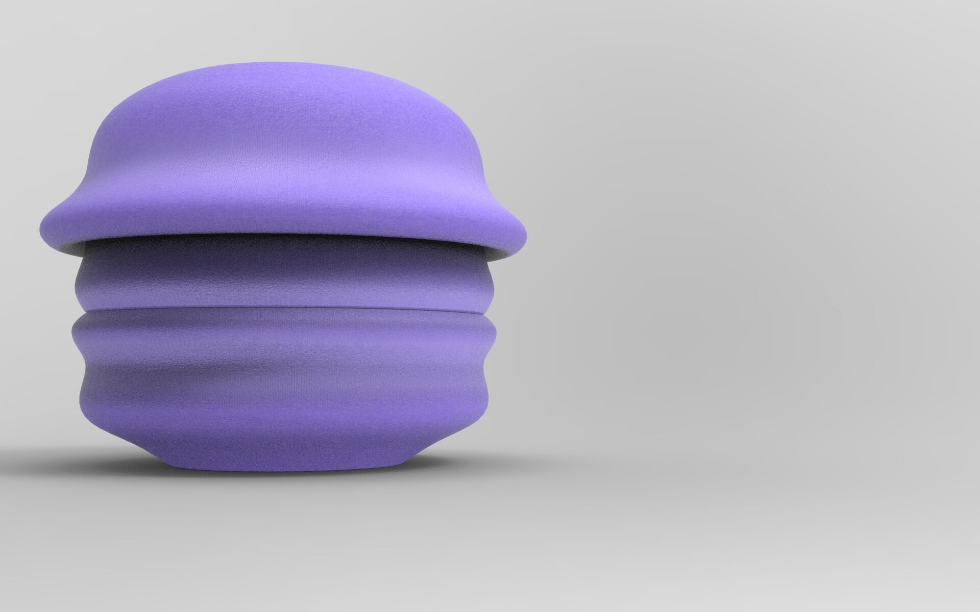 Conte Pouf Low-poly 3D model_3