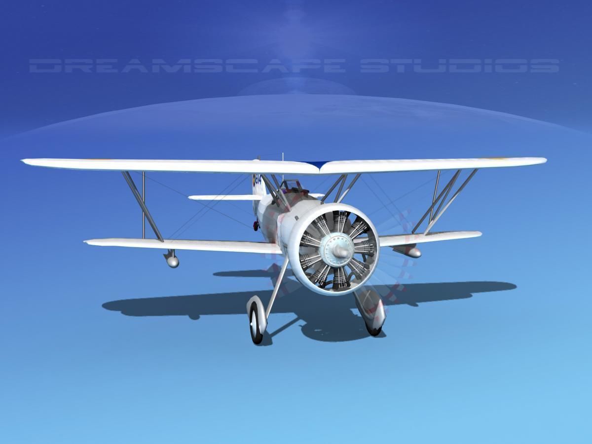 Curtiss F-11-C2 Goshawk V09 3D model_2