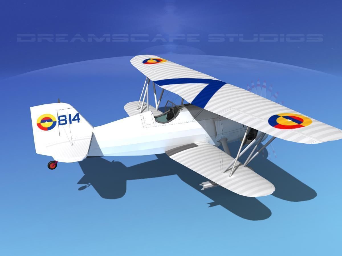 Curtiss F-11-C2 Goshawk V09 3D model_5