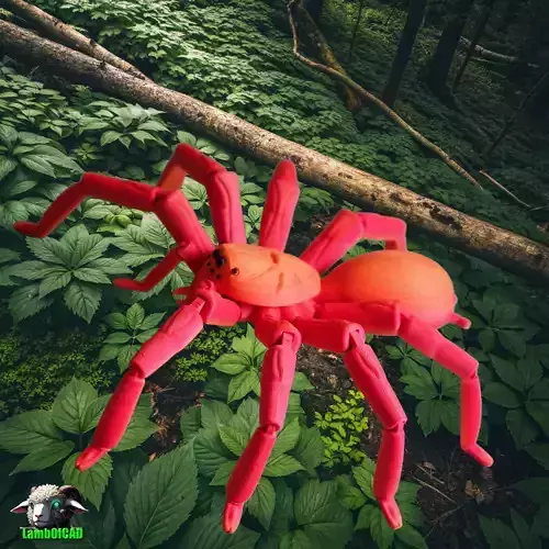 Bird Eater Spider 3D print model