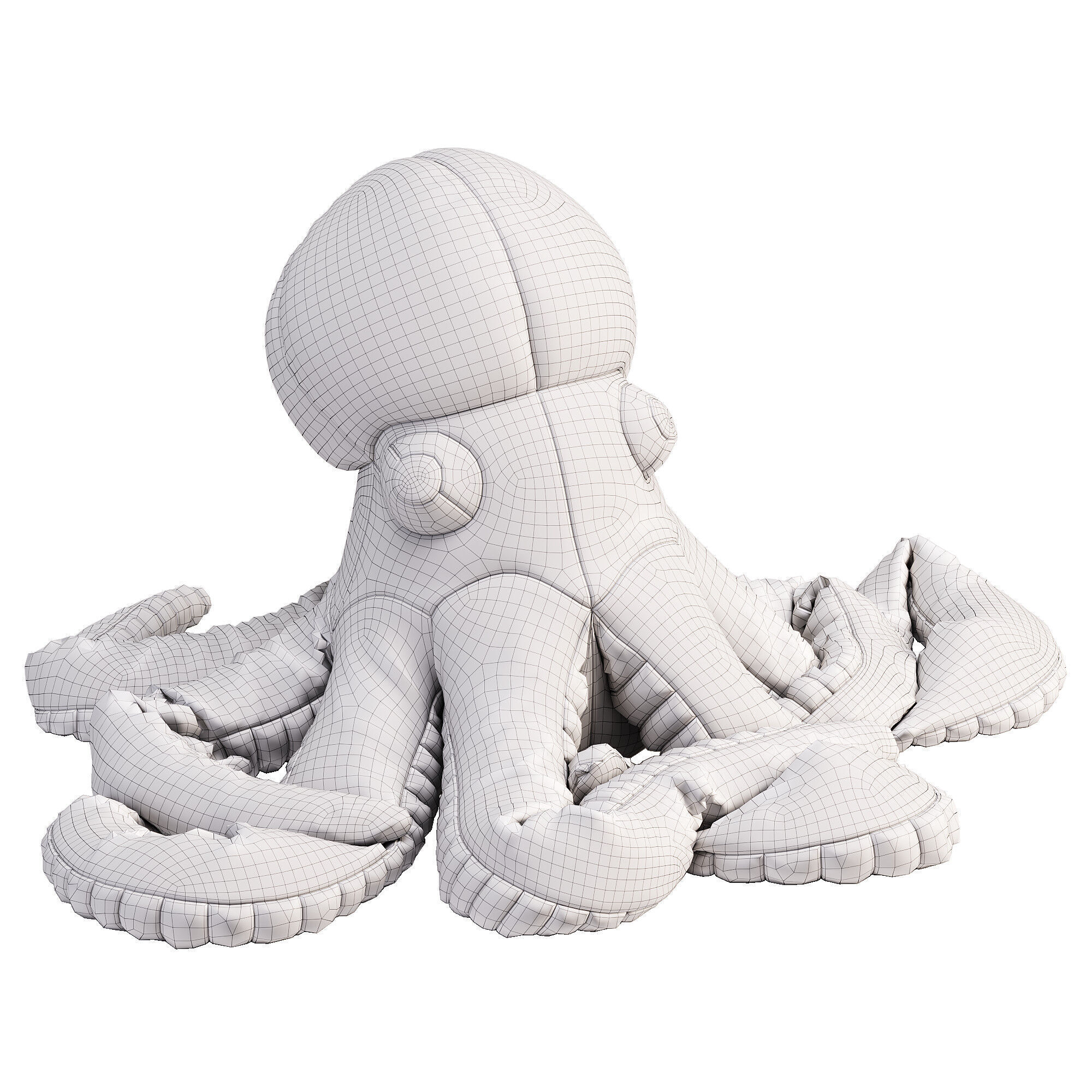 octopus toy 3D model_1