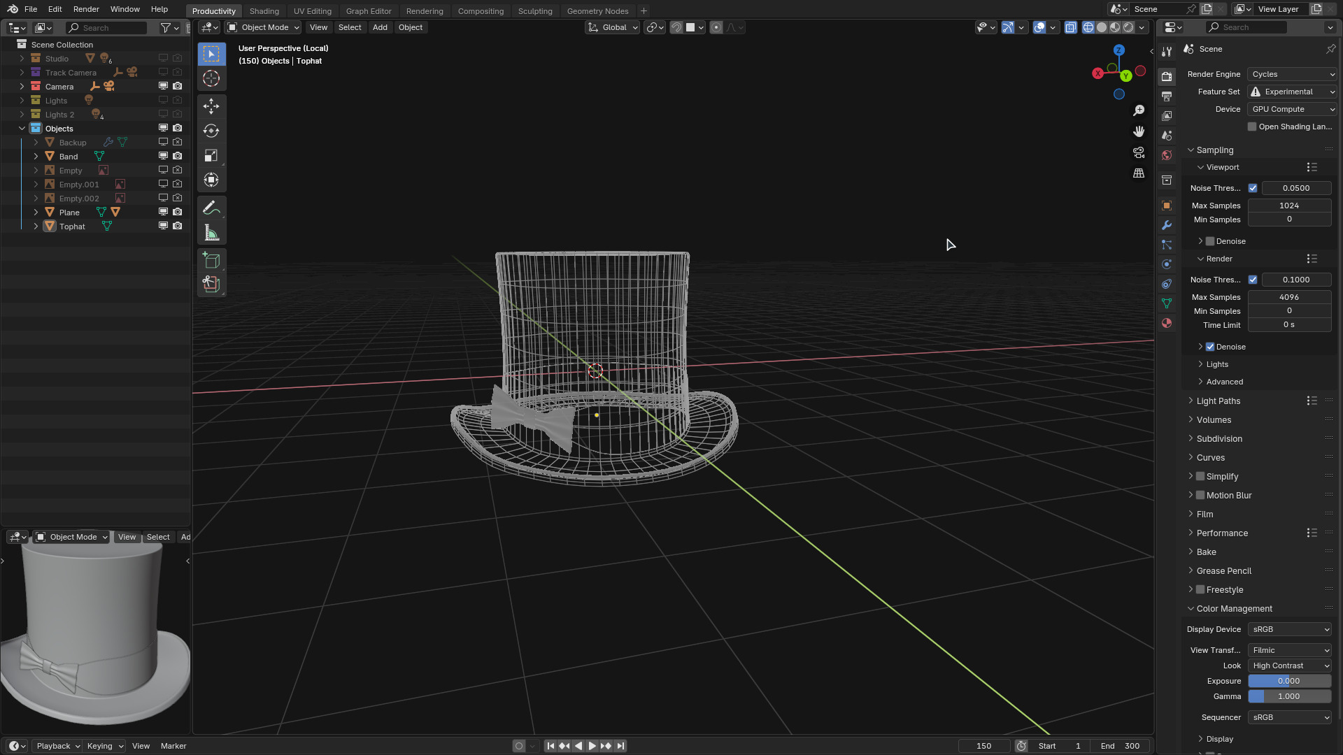 Tophat 3D model_1