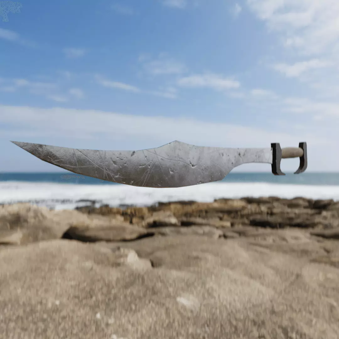 Ancient Spartan Sword 3D model