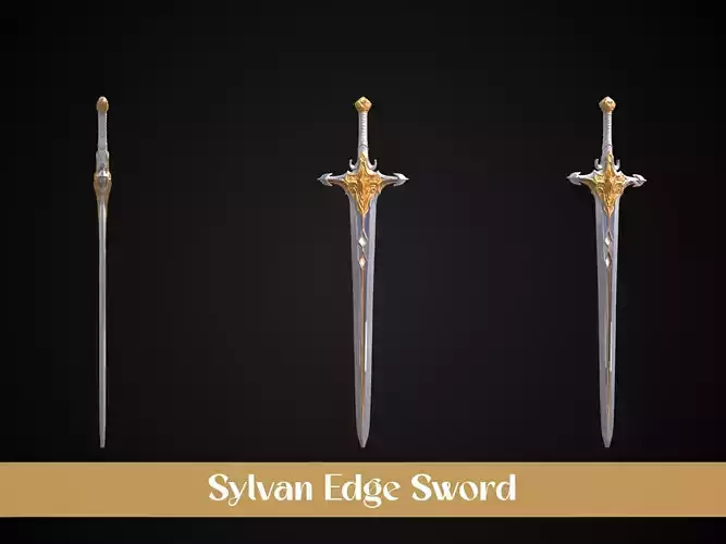 Stylized Elf Sword - Sylvan Edge