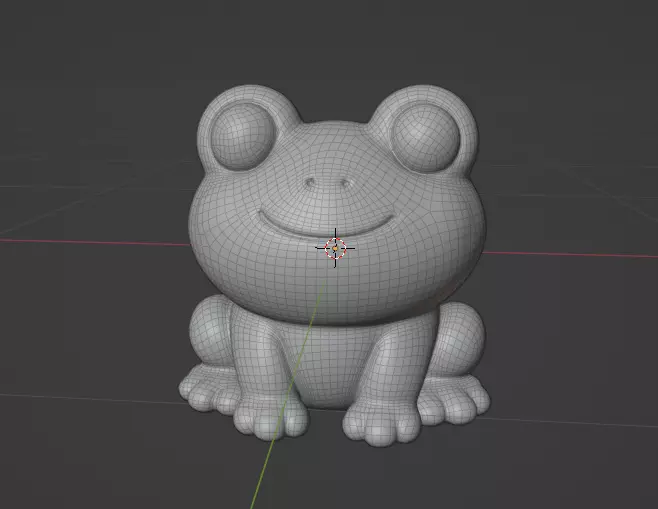 Frog Character 3D model 3D model_0
