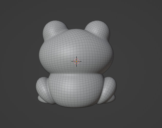 Frog Character 3D model 3D model_1