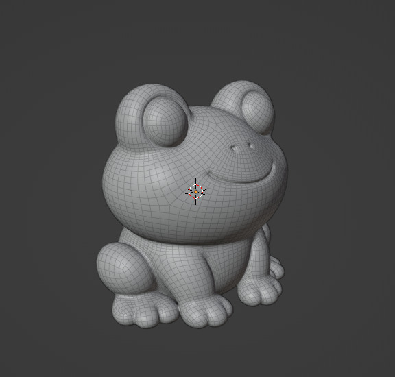 Frog Character 3D model 3D model_2