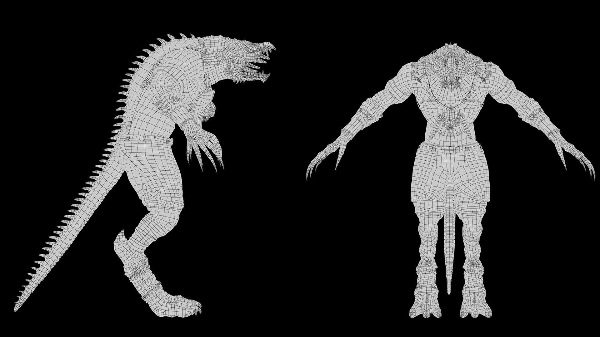 Venom Mage Low-poly 3D model_52