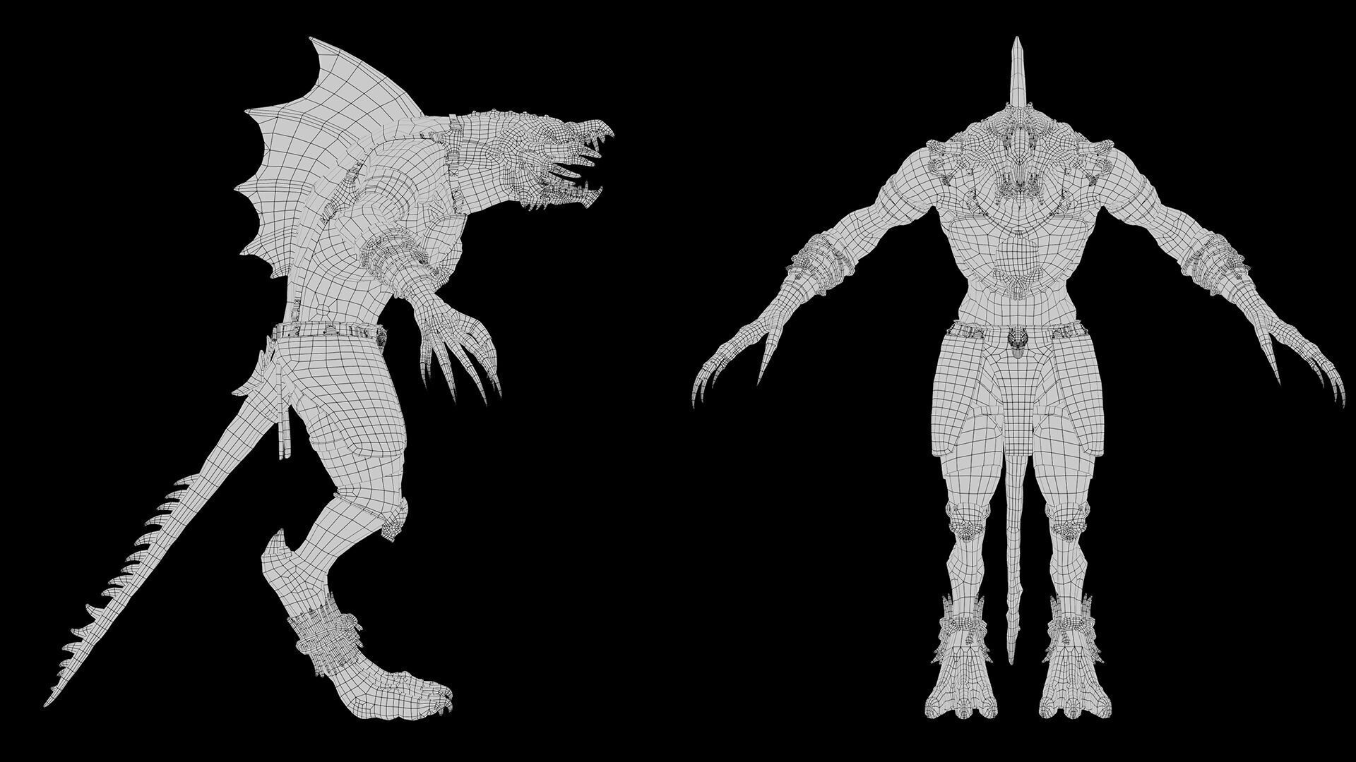 Venom Mage Low-poly 3D model_50