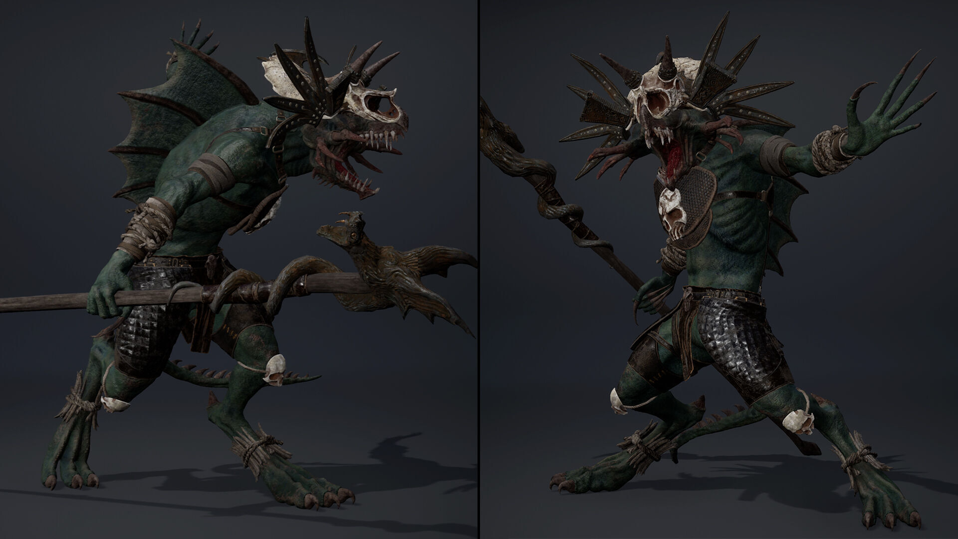 Venom Mage Low-poly 3D model_20