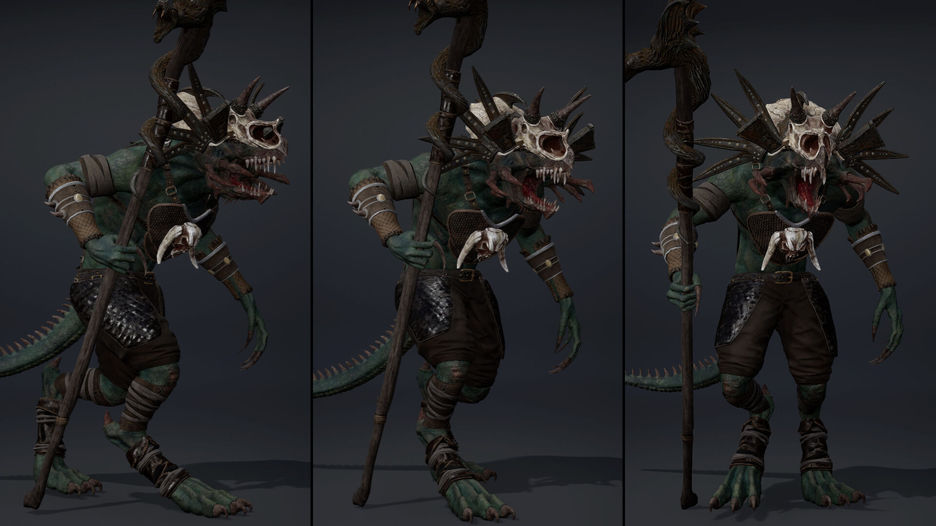 Venom Mage Low-poly 3D model_26