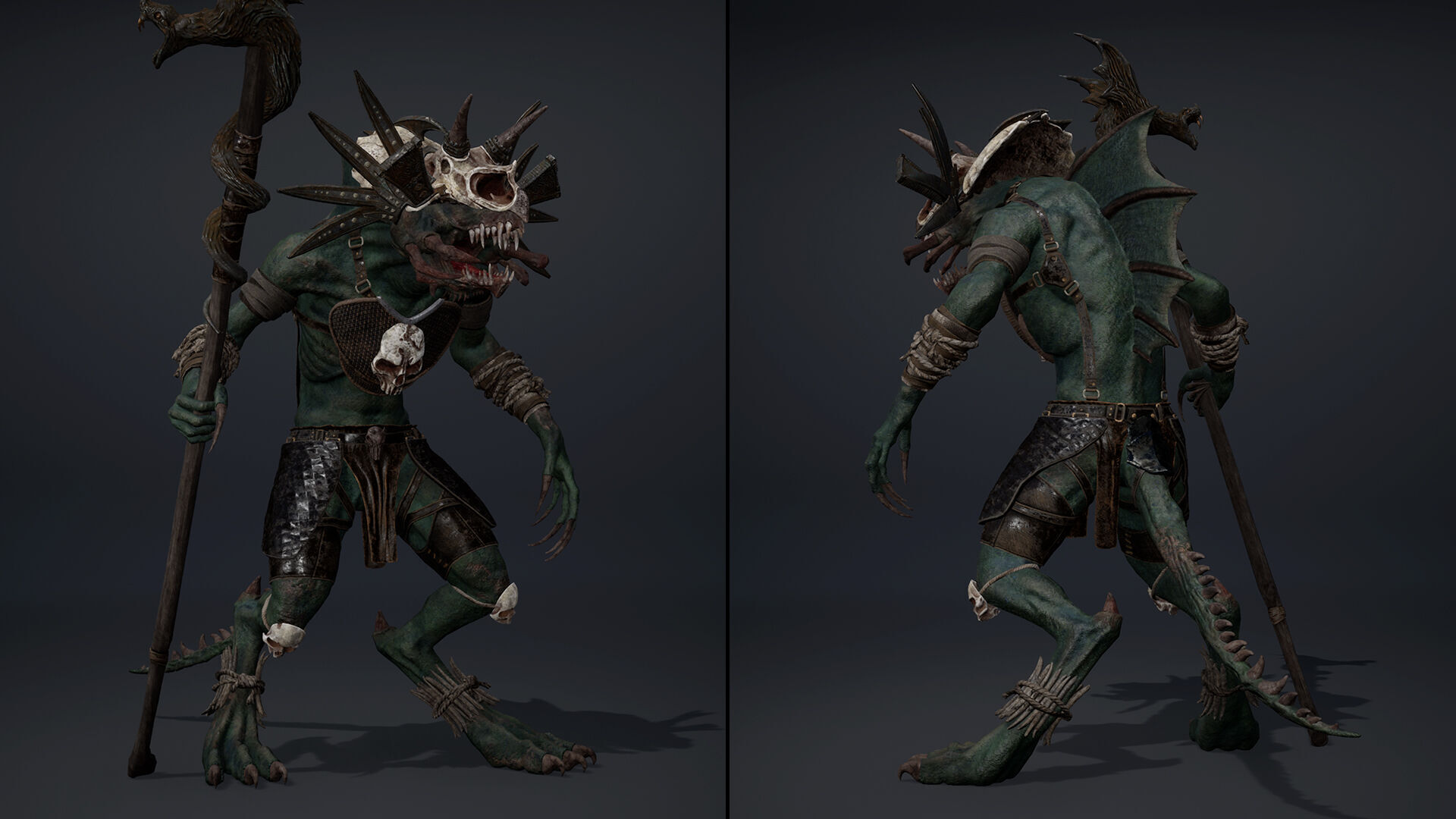 Venom Mage Low-poly 3D model_19