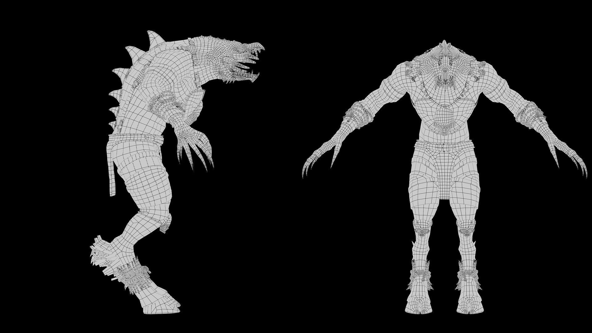 Venom Mage Low-poly 3D model_49