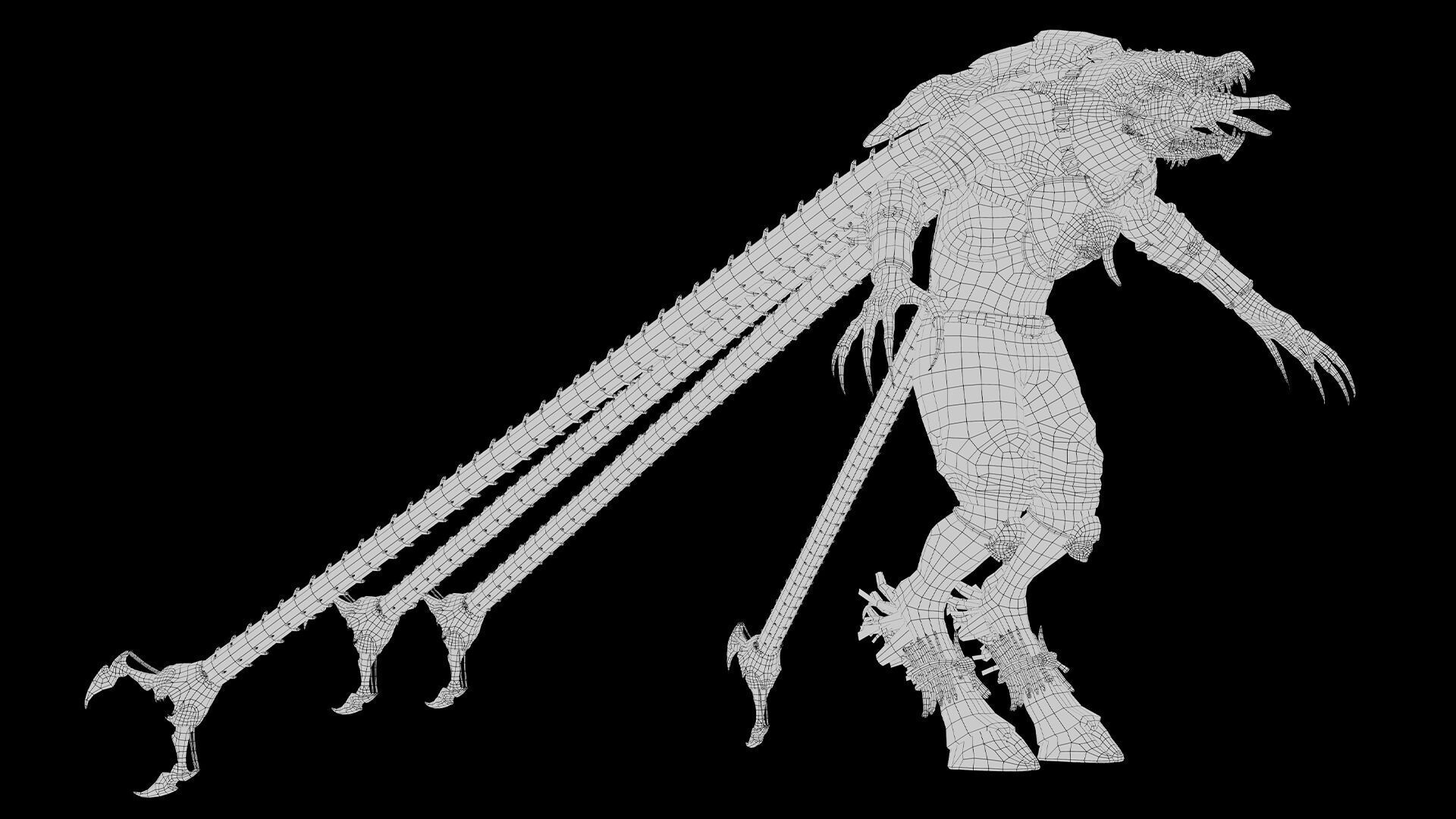 Venom Mage Low-poly 3D model_51