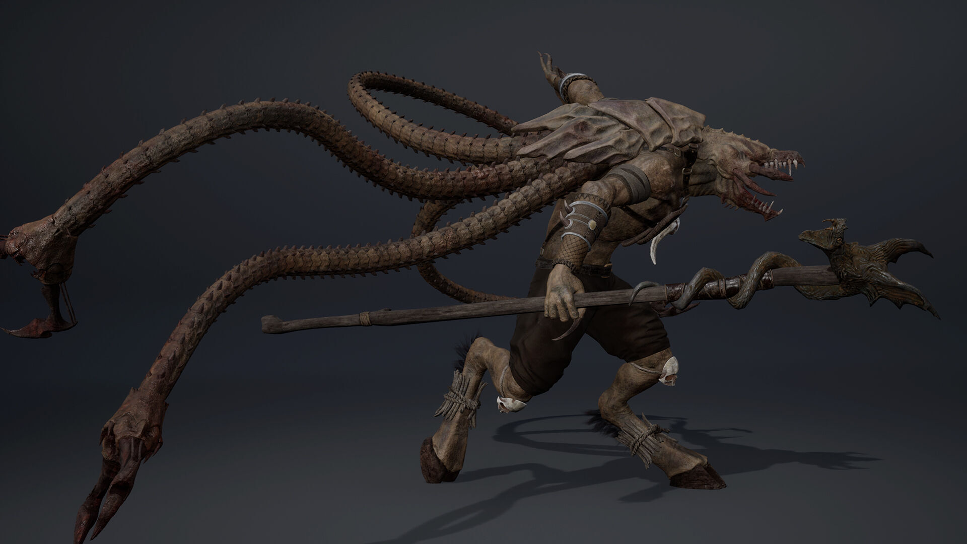 Venom Mage Low-poly 3D model_36