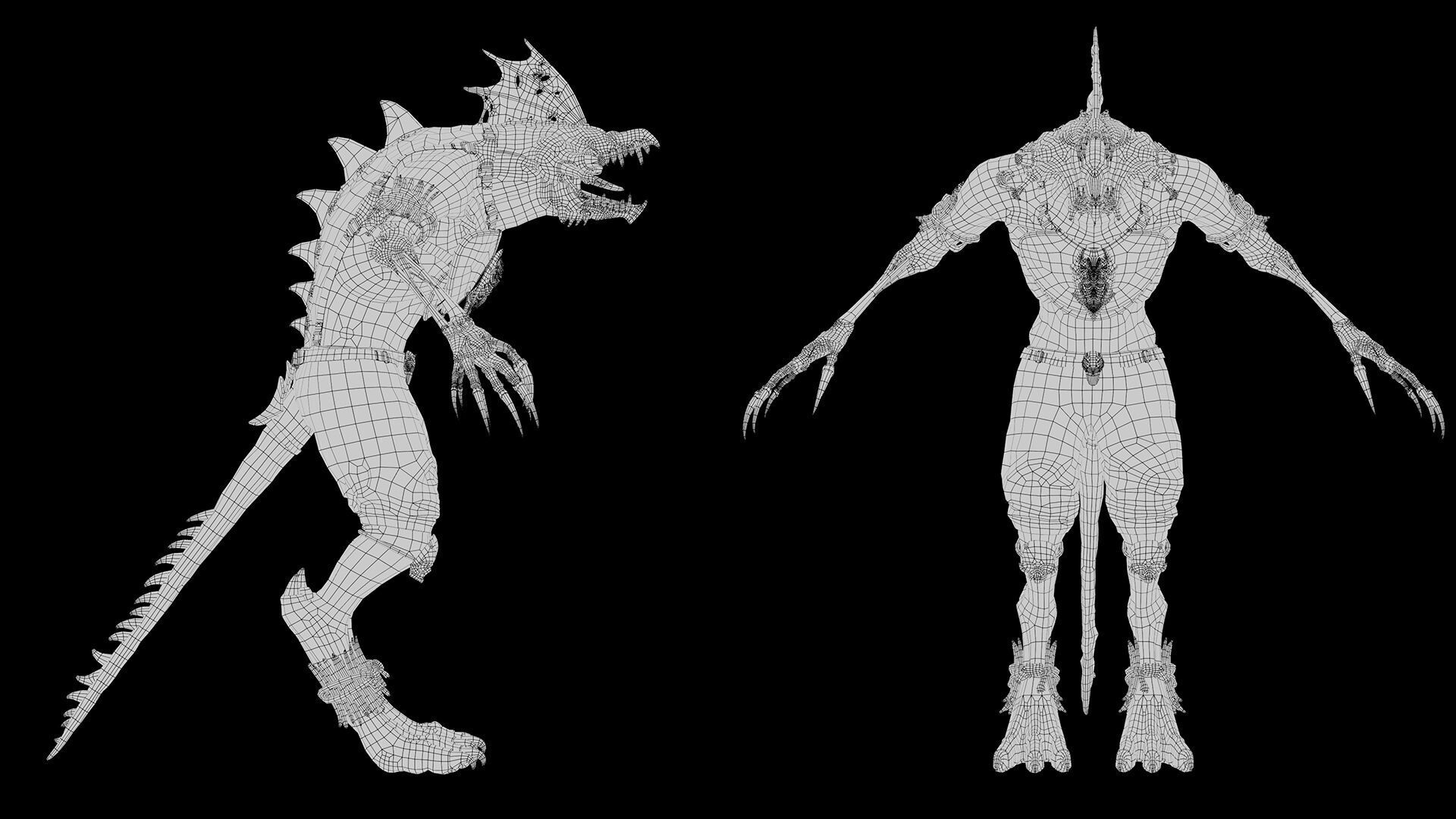 Venom Mage Low-poly 3D model_54