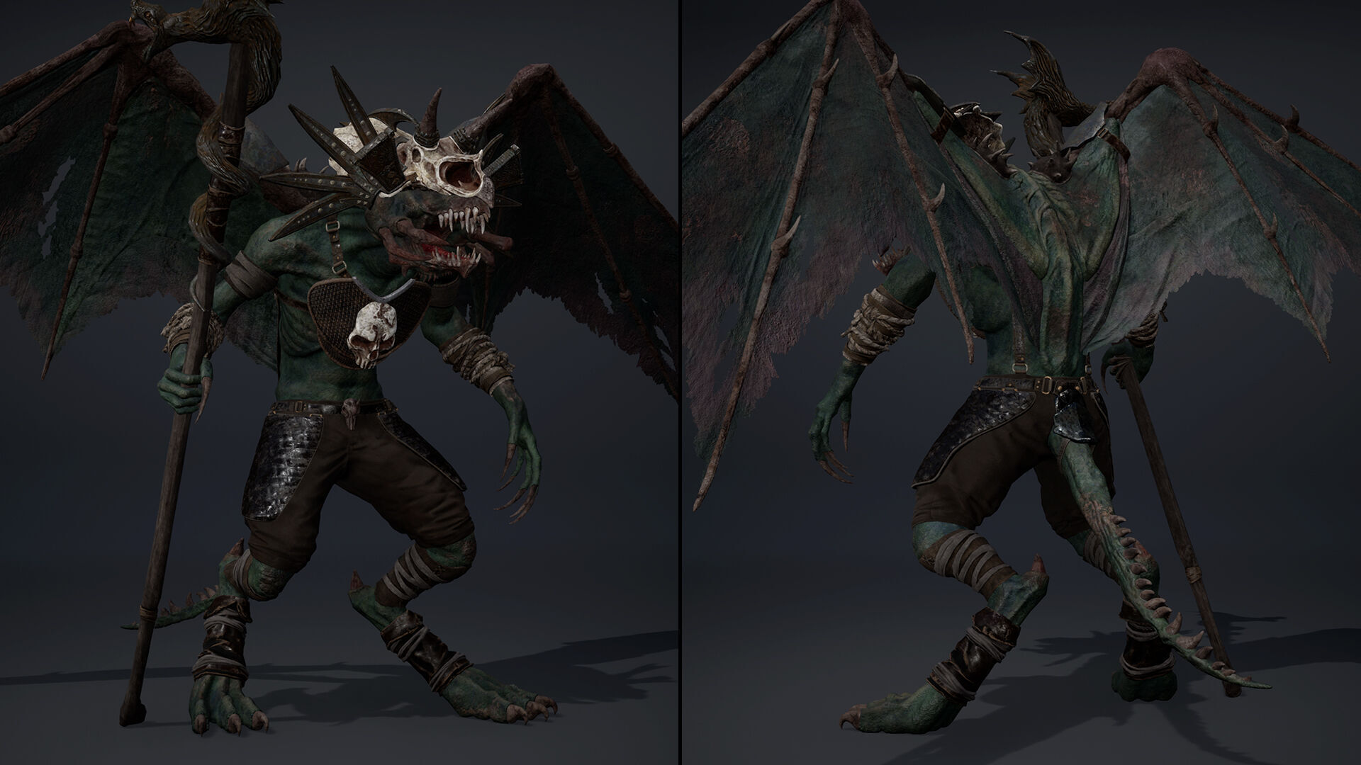 Venom Mage Low-poly 3D model_29